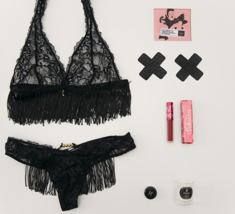 Pur Valentine black lace