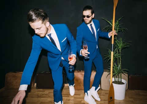 men Styling blue monday